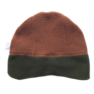 FLEECE WATCH CAP｜BROWN / OLIVE