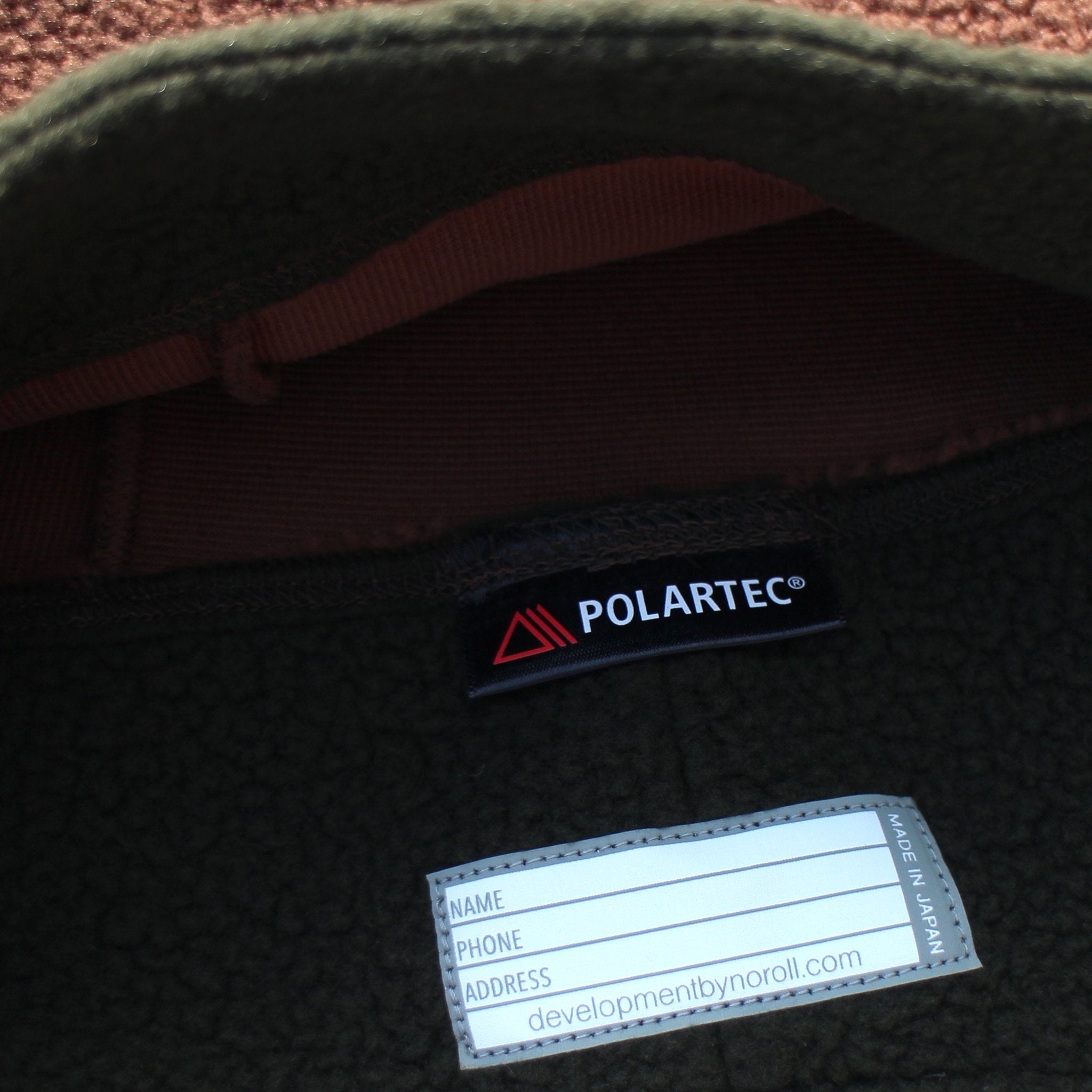 FLEECE WATCH CAP｜BROWN / OLIVE