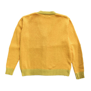 HAND EMBROIDERY CARDIGAN｜YELLOW
