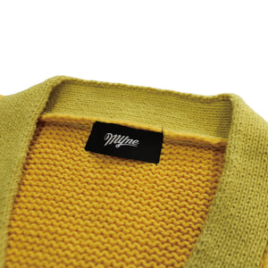HAND EMBROIDERY CARDIGAN｜YELLOW