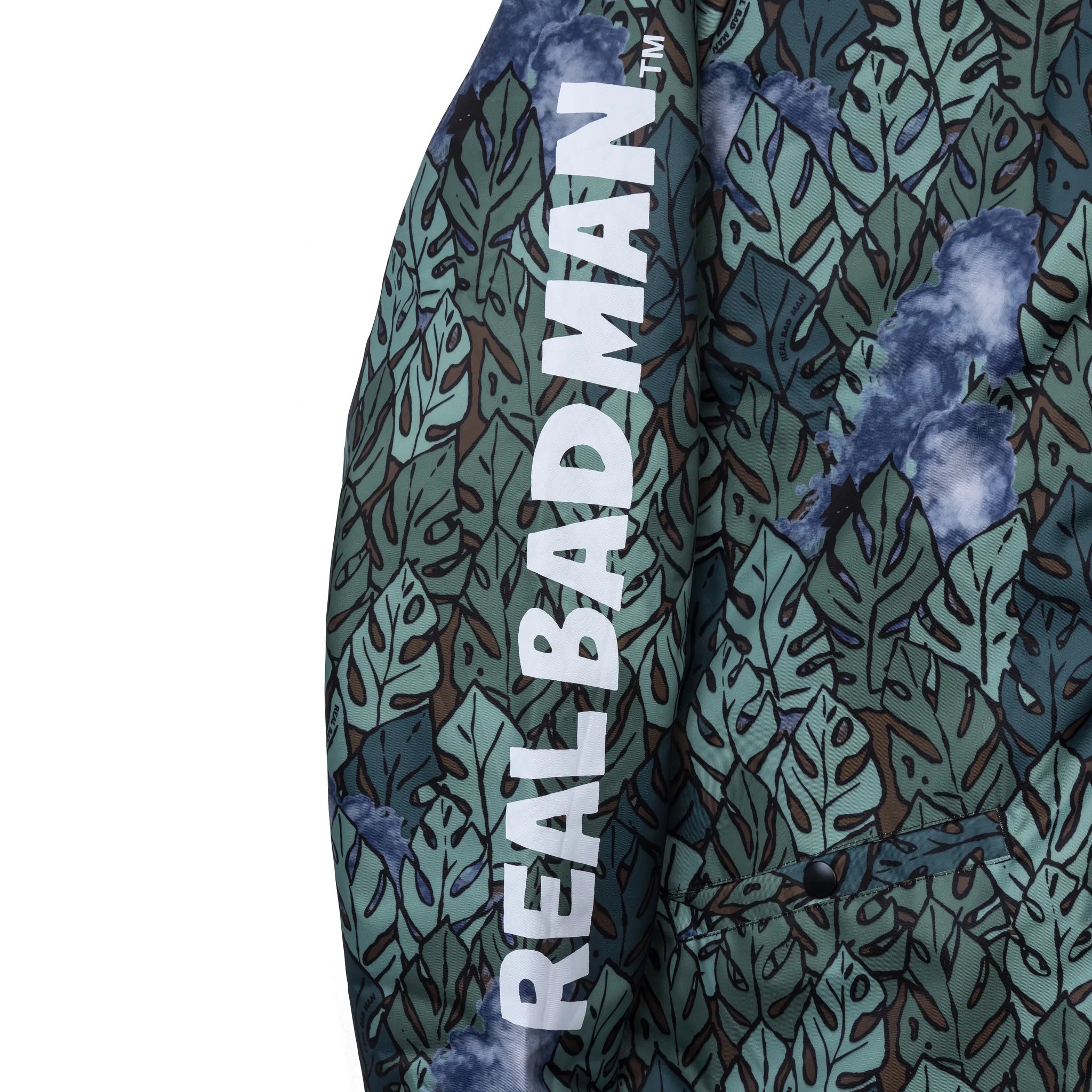 SPIRITUAL BASS STADIUM JACKET｜GREEN JUNGLE