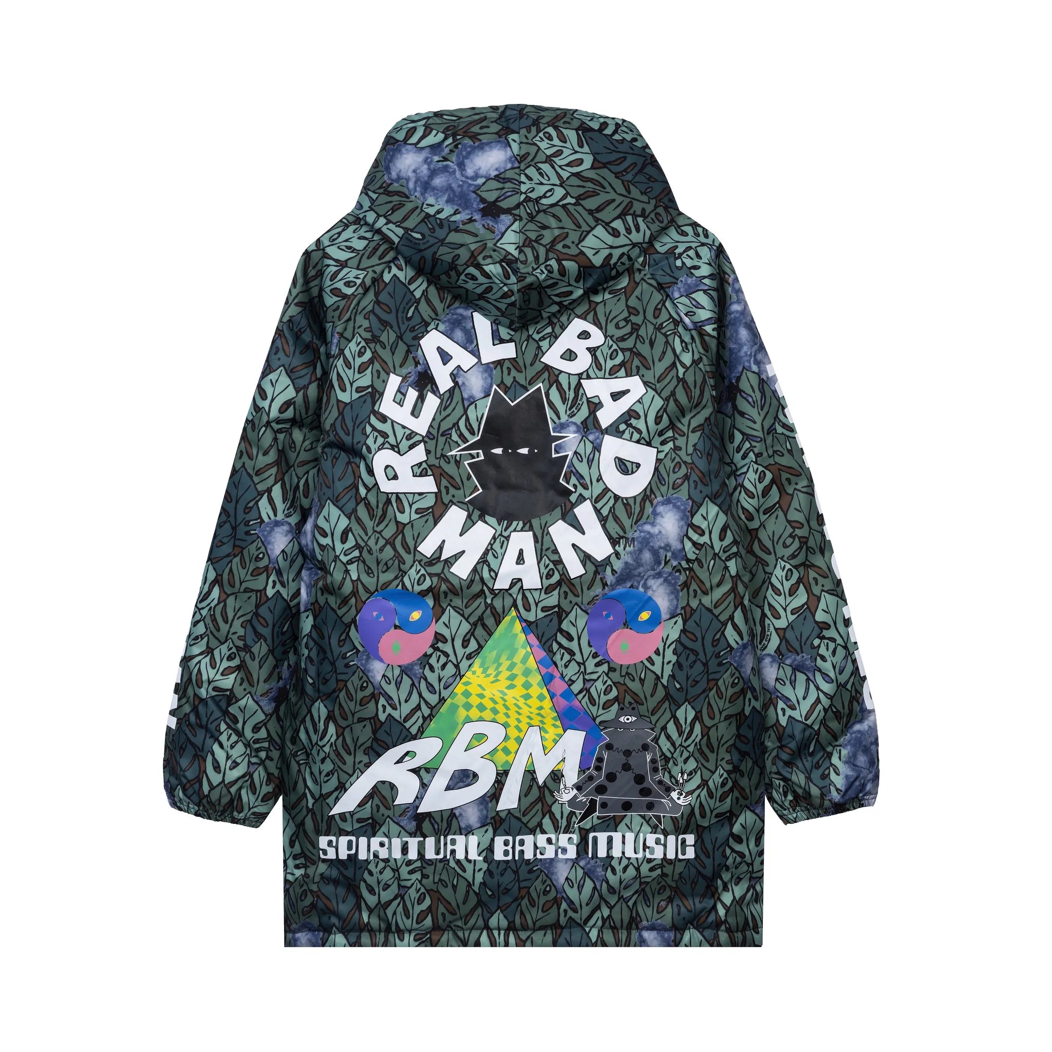 SPIRITUAL BASS STADIUM JACKET｜GREEN JUNGLE