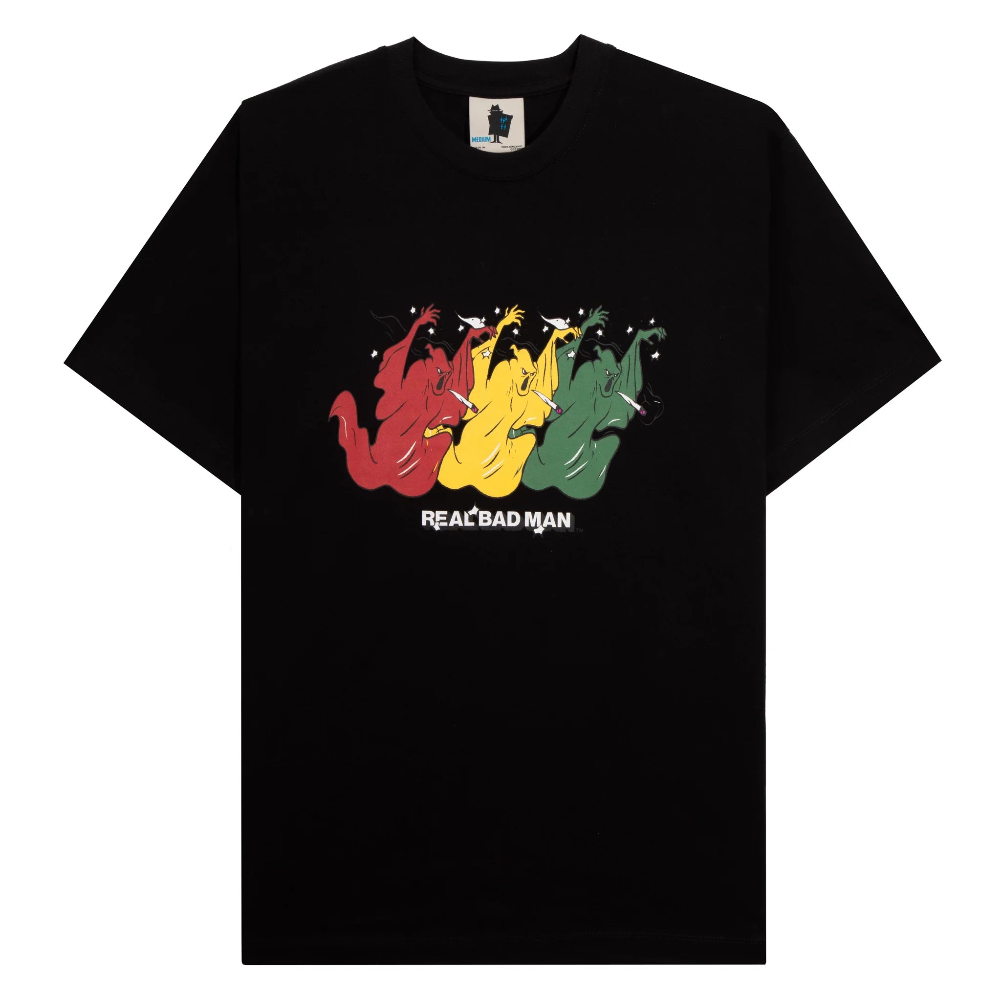 SMOKIN' GHOST SS TEE｜BLACK