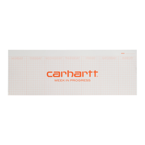 WEEK IN PROGRESS PLANNER｜White / Carhartt Orange