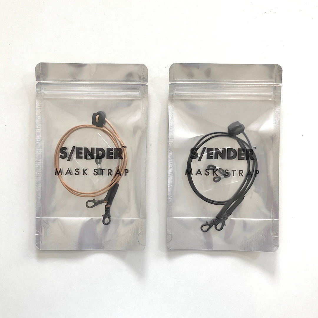 MASK STRAP｜LEATHER ＜NATURAL＞